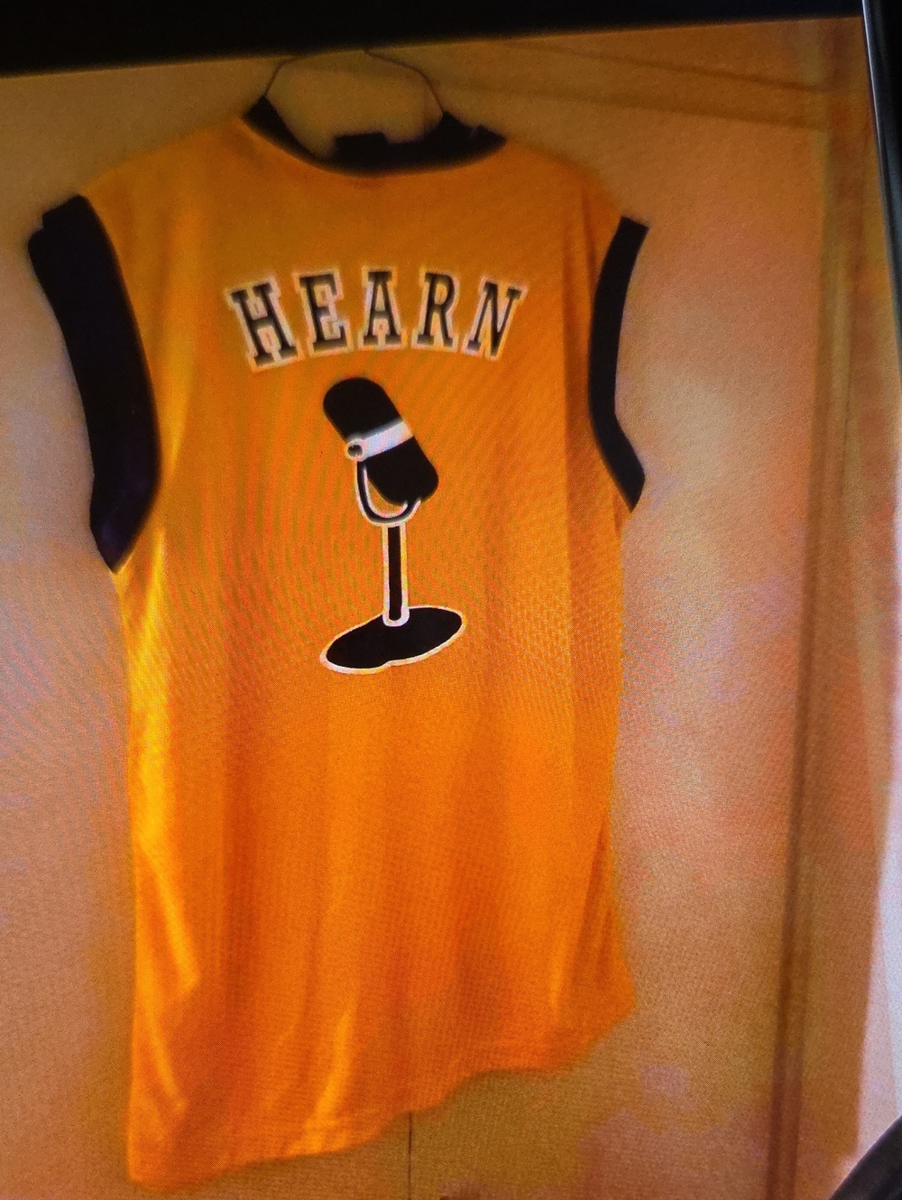 LA LAKERS CHICK HEARN JERSEY